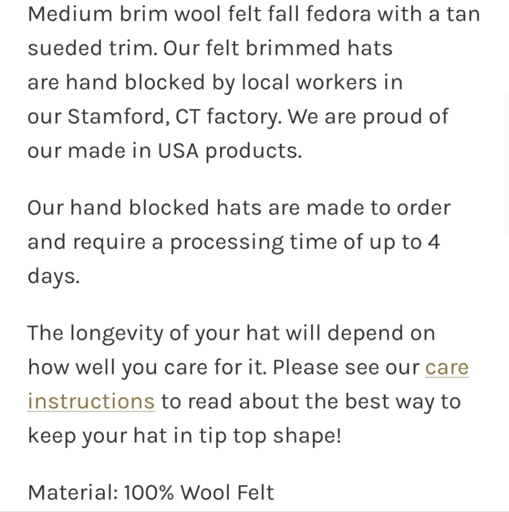 hatattack Pink Wool Rancher Fedora - Picture 9 of 11